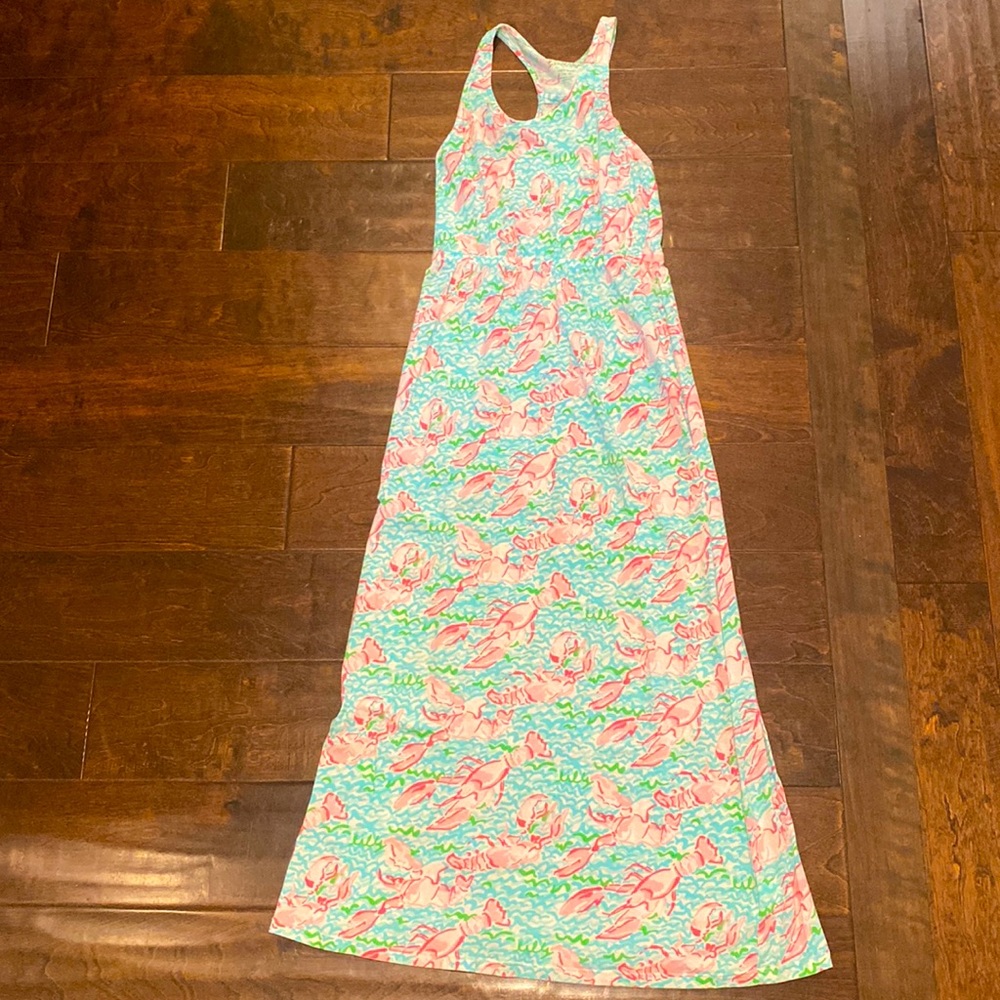 Lilly Pulitzer Maxi Dress Girls L 8-10